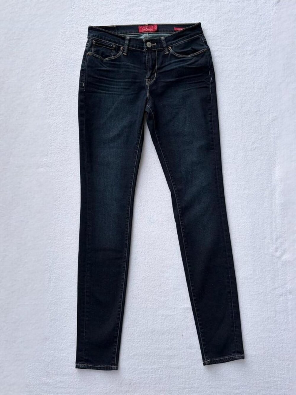 Lucky Brand Brooklyn Skinny Dark Wash Denim Jeans Sz 4/27 Regular Western Rodeo